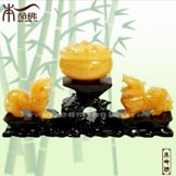 天然黄玉★貔貅聚财阵★招财旺财辟邪摆件佳品